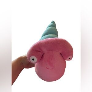 🩷🐌 Hey Clay Pink Snail Plush – Soft, Colorful & Super Cute